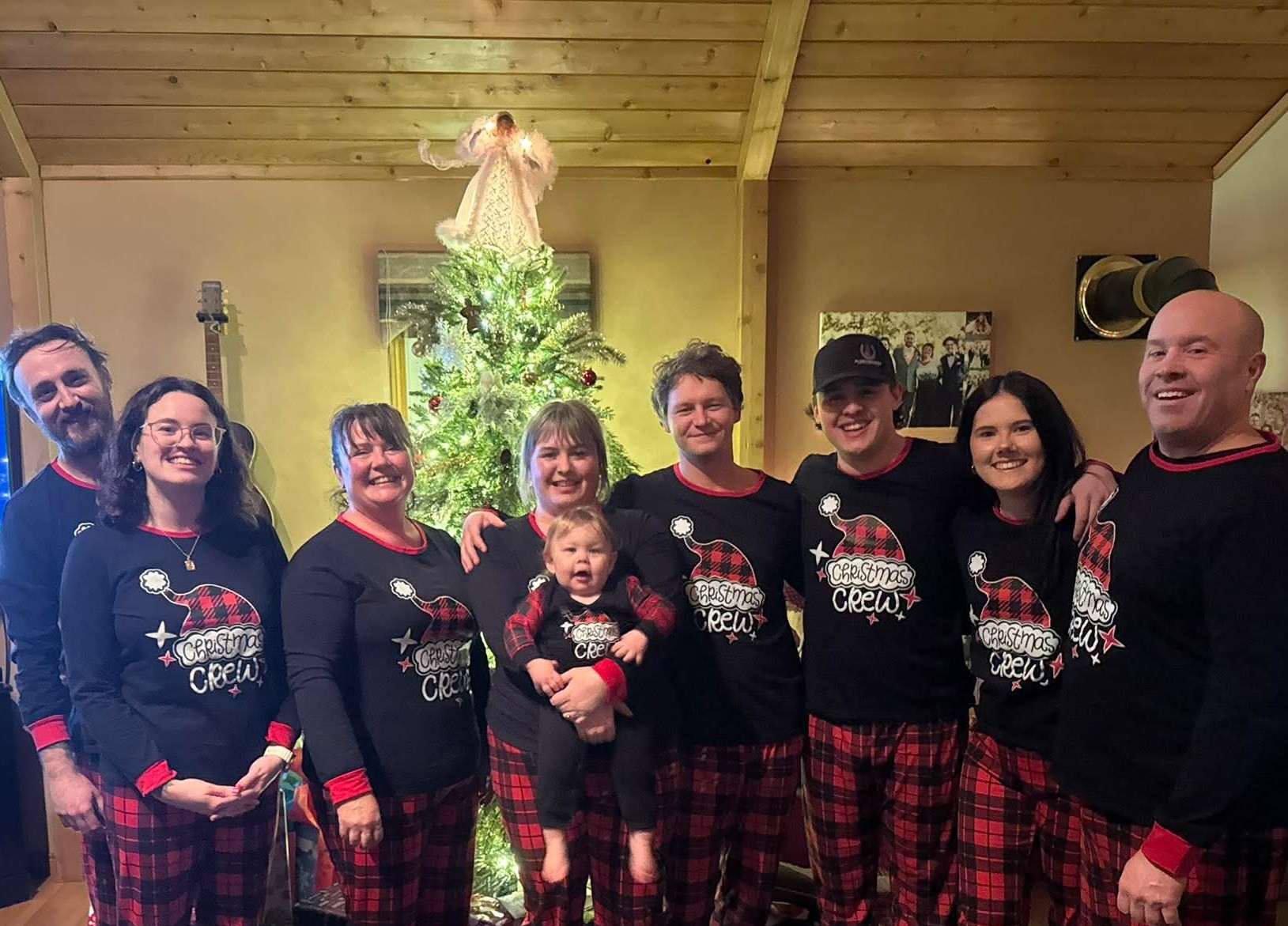 The Greenwood family at Christmas